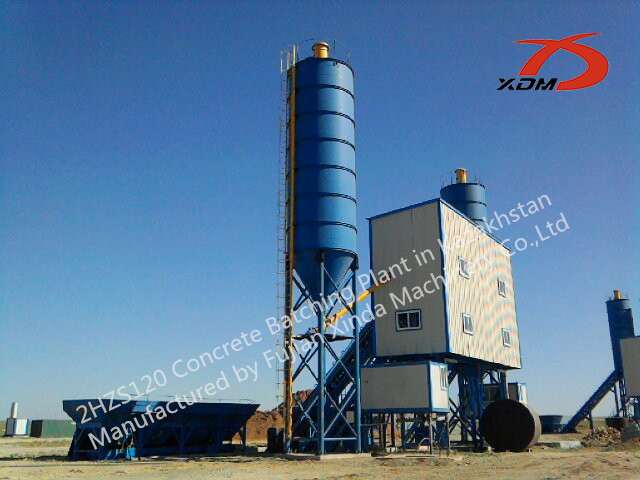 Capacity 120m3 H Concrete Batching Plant Exporter