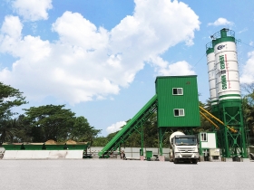 stationary Concrete Mixing Plant 60m3/h