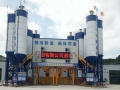 XDM concrete batching plant with fully automatic by PLC.mixer is JS1500 with double shaft 