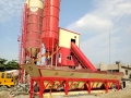 special requirements of XDM concrete batching plant with fully automatic by PLC.mixer is JS1500 with double shaft 