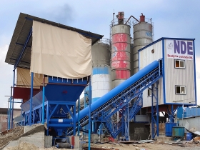 ready mixed concrete mixing plant HZS120