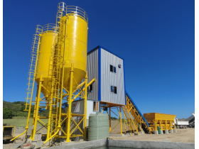 China 60m3/h Portable Concrete Mix Plant Double Shaft JS1000 Manufacturer,Supplier